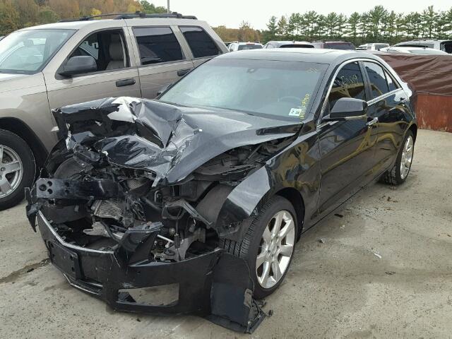 1G6AH5RX6D0143375 - 2013 CADILLAC ATS LUXURY BLACK photo 2