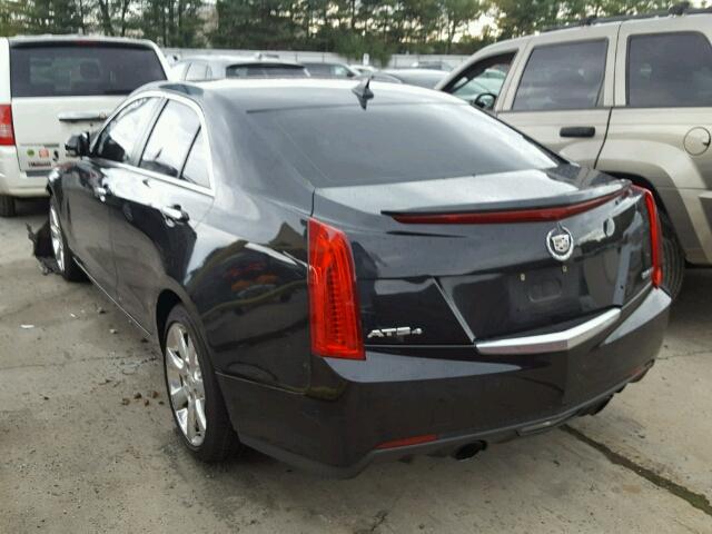 1G6AH5RX6D0143375 - 2013 CADILLAC ATS LUXURY BLACK photo 3