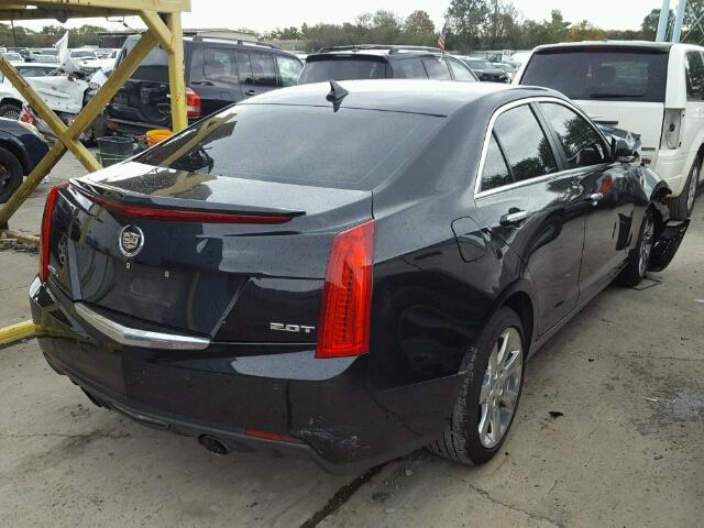 1G6AH5RX6D0143375 - 2013 CADILLAC ATS LUXURY BLACK photo 4