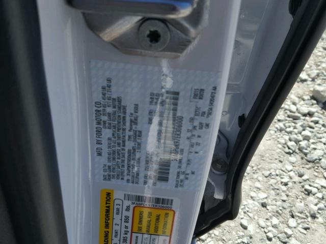 3FA6P0K97ER306000 - 2014 FORD FUSION TIT WHITE photo 10