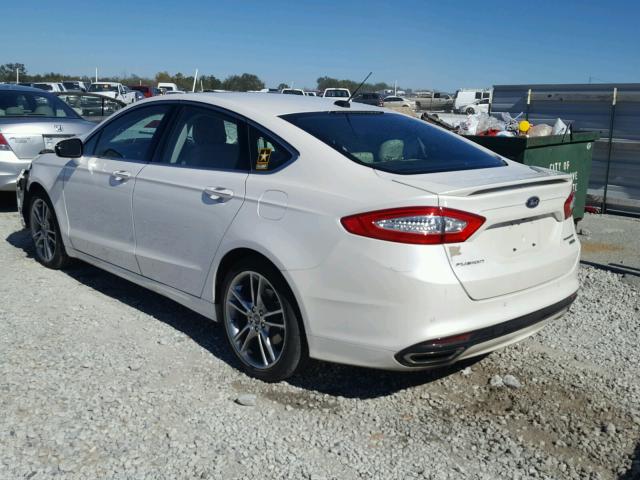 3FA6P0K97ER306000 - 2014 FORD FUSION TIT WHITE photo 3