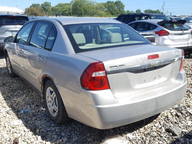 1G1ZS58FX7F308641 - 2007 CHEVROLET MALIBU LS Gümüş foto 3