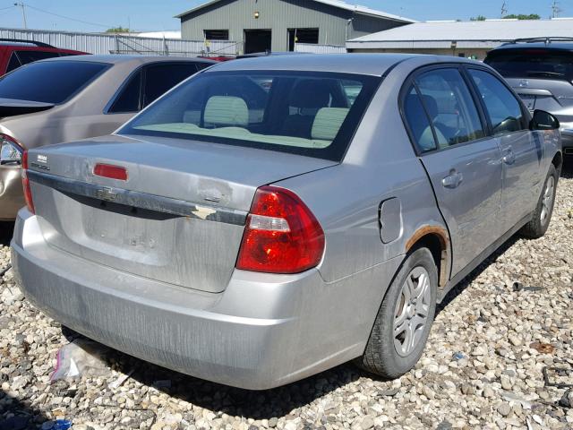 1G1ZS58FX7F308641 - 2007 CHEVROLET MALIBU LS Gümüş foto 4