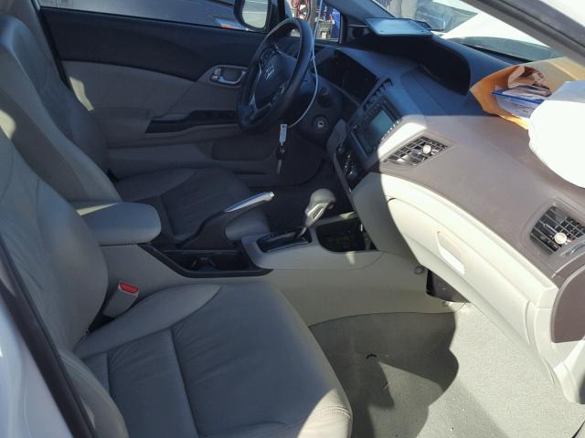 2HGFB2F90CH534445 - 2012 HONDA CIVIC EXL أبيض صورة 5