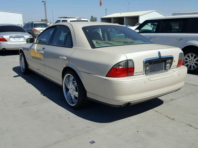 1LNHM87A43Y659088 - 2003 LINCOLN LS BEIGE photo 3