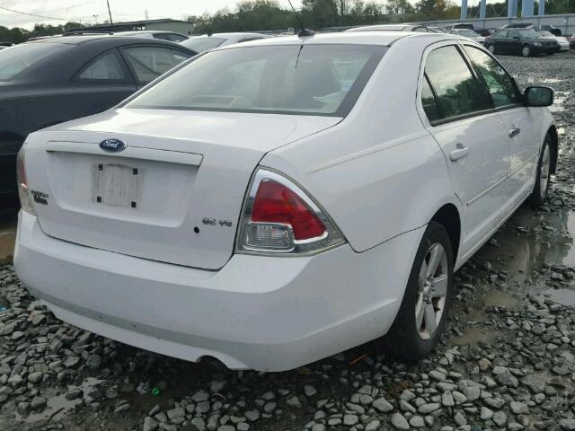 3FAHP07197R181029 - 2007 FORD FUSION WHITE photo 4