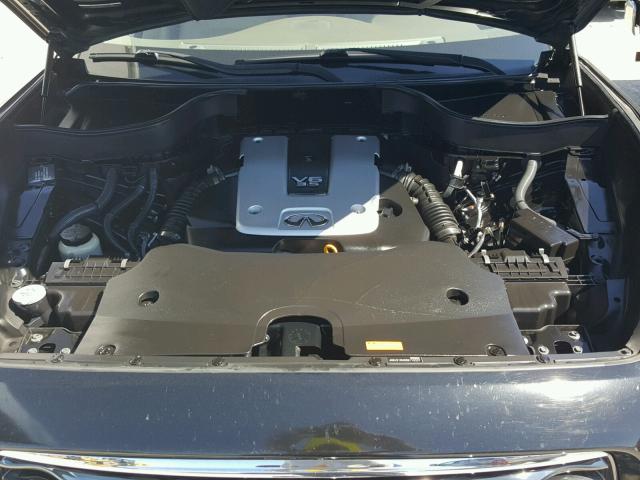 JN8AS1MU8BM110327 - 2011 INFINITI FX35 BLACK photo 7