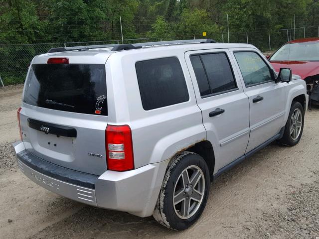 1J4FF48B59D105140 - 2009 JEEP PATRIOT LI SILVER photo 4