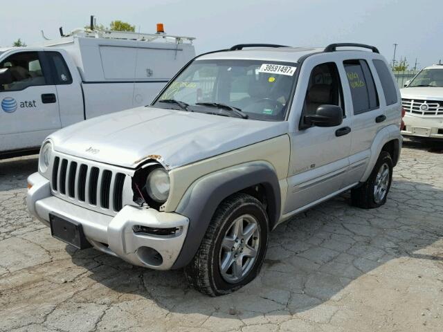 1J4GL58K03W725666 - 2003 JEEP LIBERTY LI SILVER photo 2