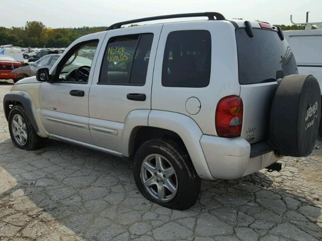 1J4GL58K03W725666 - 2003 JEEP LIBERTY LI SILVER photo 3