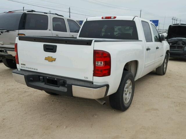 3GCPCREA6BG196665 - 2011 CHEVROLET SILVERADO WHITE photo 4