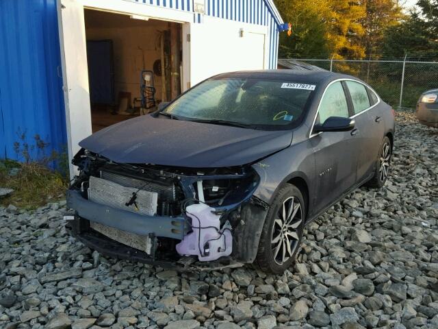 1G1ZE5ST7HF175022 - 2017 CHEVROLET MALIBU LT Mavi foto 2