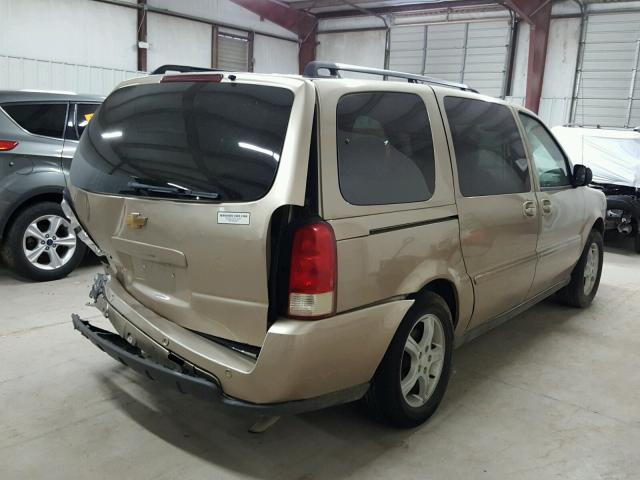 1GNDV23L25D233731 - 2005 CHEVROLET UPLANDER L GOLD photo 4