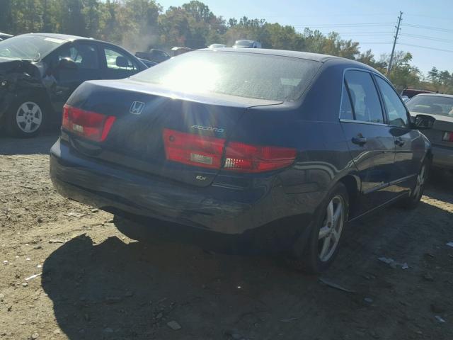 1HGCM56775A117709 - 2005 HONDA ACCORD EX BLUE photo 4