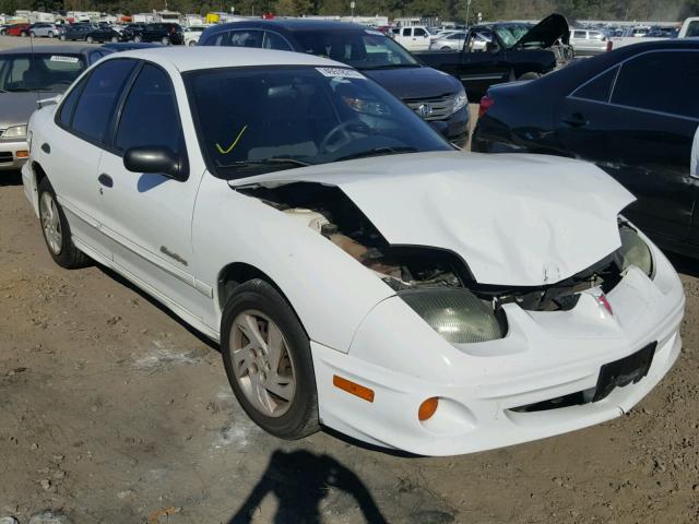 1G2JB524617311098 - 2001 PONTIAC SUNFIRE SE WHITE photo 1