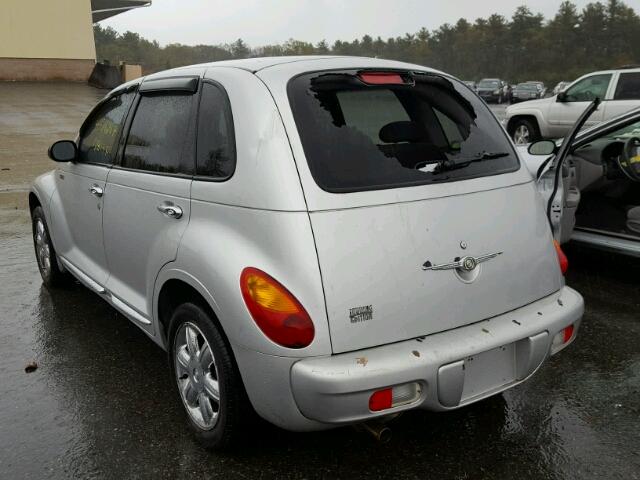 3C4FY58B73T650330 - 2003 CHRYSLER PT CRUISER SILVER photo 3