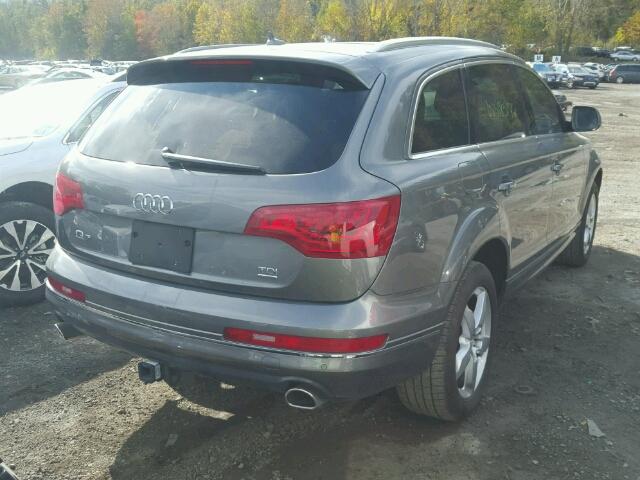 WA1LMAFE2FD022796 - 2015 AUDI Q7 TDI GRAY photo 4