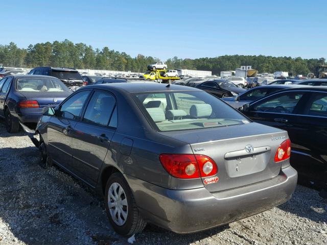 2T1BR32E88C872341 - 2008 TOYOTA COROLLA CE GRAY photo 3