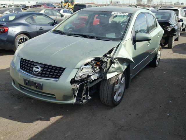 3N1AB61E98L615157 - 2008 NISSAN SENTRA 2.0 GREEN photo 2