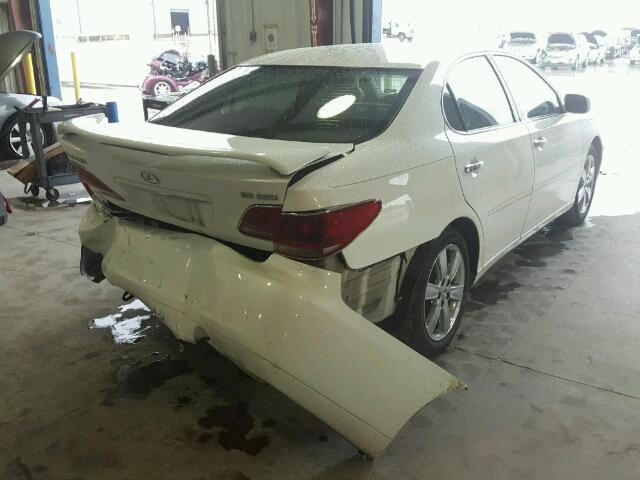 JTHBA30G255086828 - 2005 LEXUS ES 330 WHITE photo 4