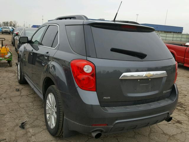 2CNFLNE53B6364017 - 2011 CHEVROLET EQUINOX LT GRAY photo 3