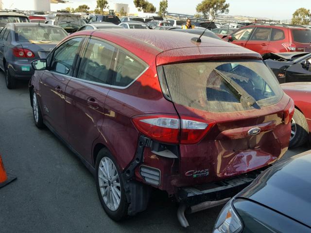 1FADP5CU4FL112239 - 2015 FORD C-MAX PREM RED photo 3