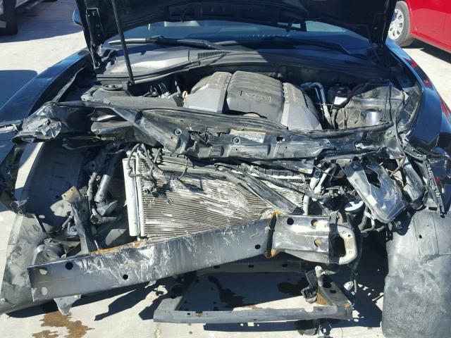 2G1FK1EJ3A9185740 - 2010 CHEVROLET CAMARO SS Negro foto 7