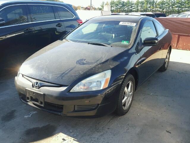 1HGCM72664A004180 - 2004 HONDA ACCORD EX BLACK photo 2