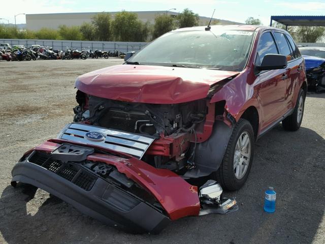 2FMDK36C87BA64743 - 2007 FORD EDGE SE RED photo 2