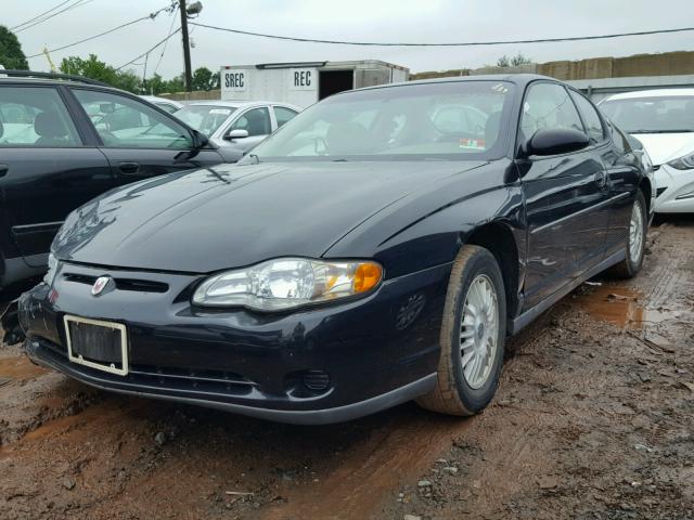 2G1WW12EX19164895 - 2001 CHEVROLET MONTE CARL შავი ფოტო 2