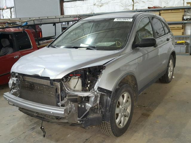 JHLRE38527C002578 - 2007 HONDA CR-V EX SILVER photo 2