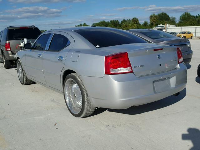 2B3CA3CV3AH236420 - 2010 DODGE CHARGER SX SILVER photo 3