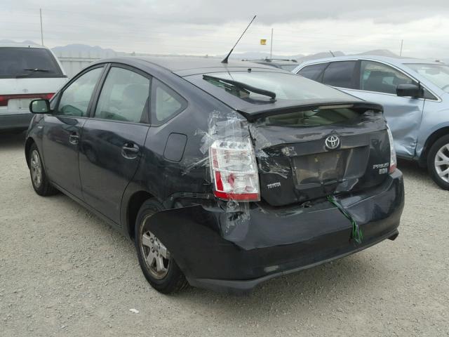 JTDKB20U577634021 - 2007 TOYOTA PRIUS BLACK photo 3