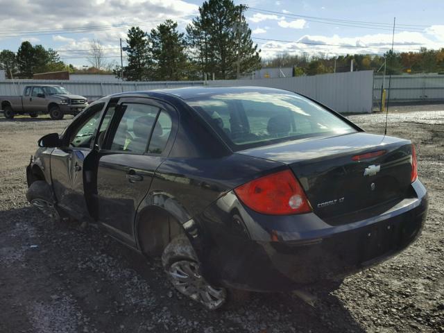 1G1AD5F57A7150150 - 2010 CHEVROLET COBALT 1LT BLACK photo 3