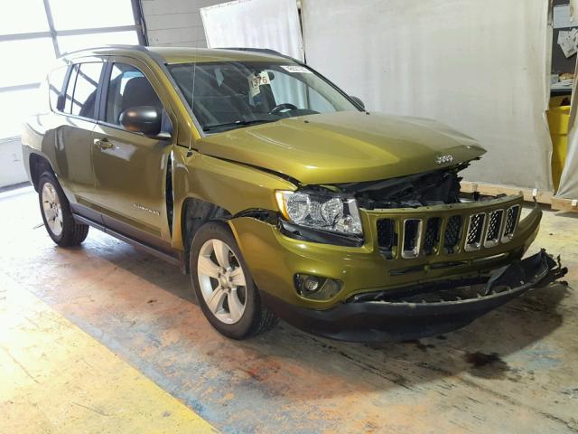 1C4NJCBB5CD558409 - 2012 JEEP COMPASS SP GREEN photo 1