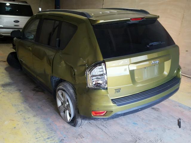 1C4NJCBB5CD558409 - 2012 JEEP COMPASS SP GREEN photo 3