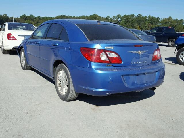 1C3LC56R07N645885 - 2007 CHRYSLER SEBRING TO BLUE photo 3