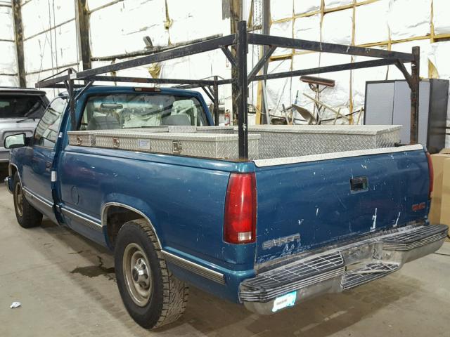 1GTGC24R4WZ541731 - 1998 GMC SIERRA BLUE photo 3