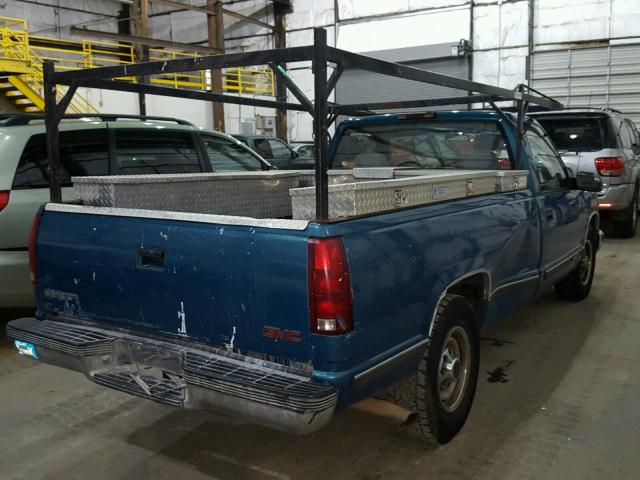 1GTGC24R4WZ541731 - 1998 GMC SIERRA BLUE photo 4