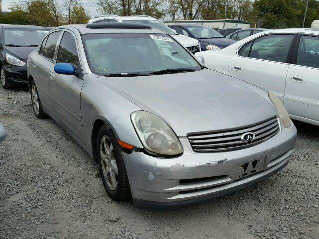 JNKCV51E03M002056 - 2003 INFINITI G35 SILVER photo 1