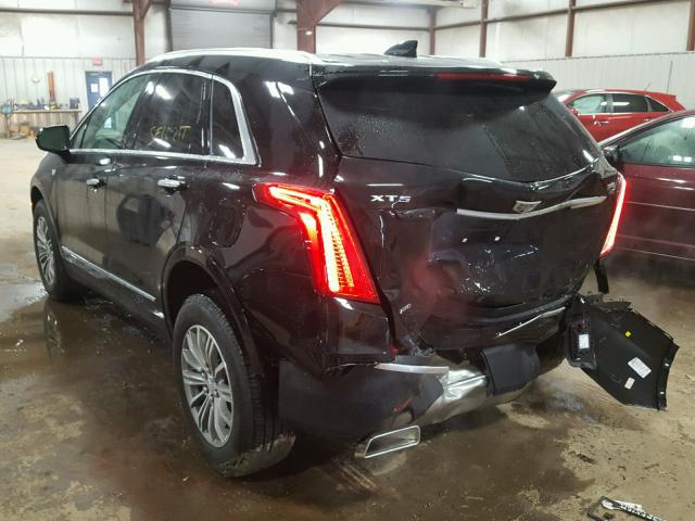 1GYKNDRS9HZ324121 - 2017 CADILLAC XT5 BLACK photo 3