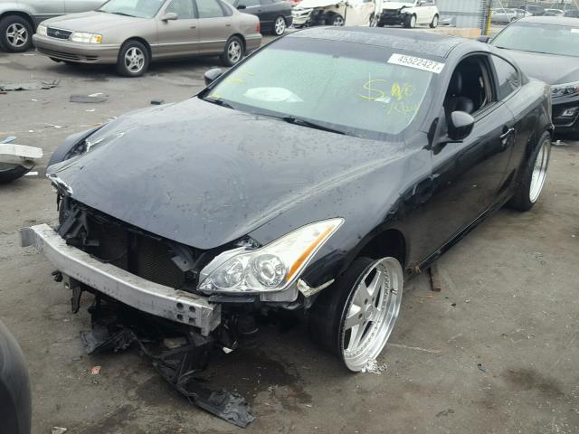 JNKCV64E38M106078 - 2008 INFINITI G37 BASE BLACK photo 2