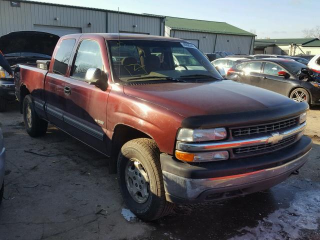 2GCEK19T0X1139689 - 1999 CHEVROLET SILVERADO MAROON photo 1