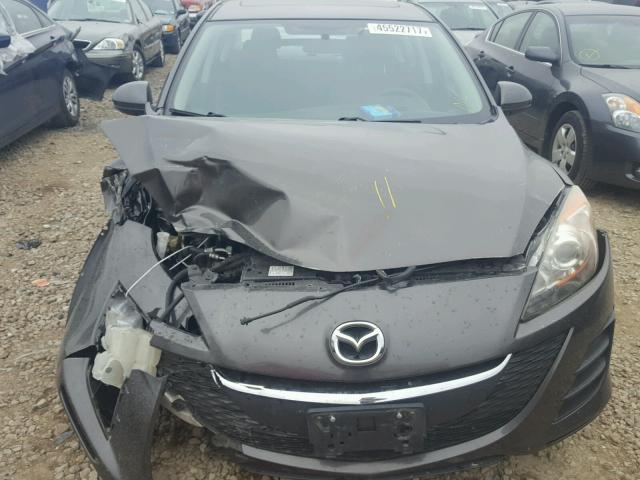 JM1BL1SF2A1205810 - 2010 MAZDA 3 I GRAY photo 7