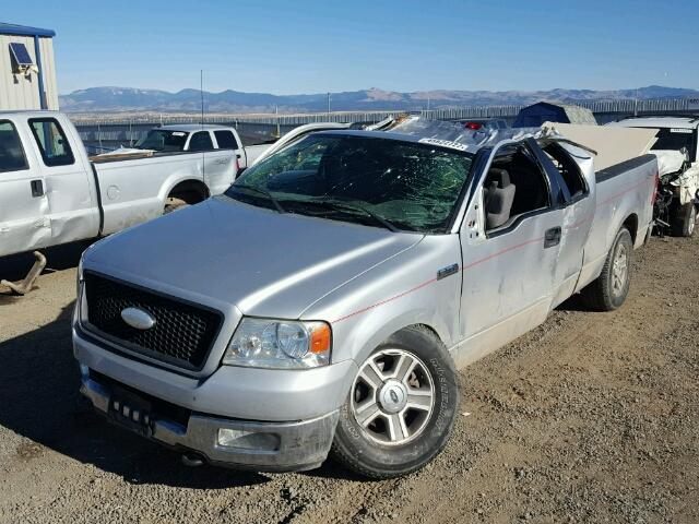 1FTPX14545FB61171 - 2005 FORD F150 SILVER photo 2