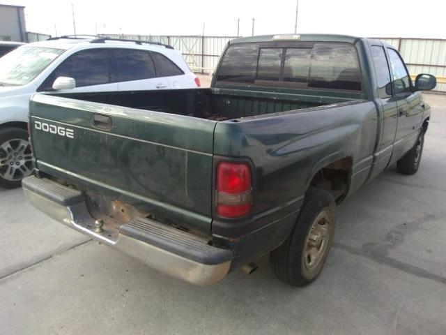 1B7HC13Y91J543649 - 2001 DODGE RAM 1500 GREEN photo 4