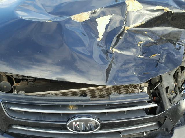 KNDMB233966023490 - 2006 KIA SEDONA EX BLACK photo 7