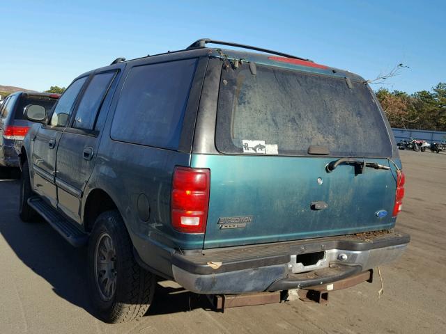 1FMFU18L0VLA96037 - 1997 FORD EXPEDITION GREEN photo 3