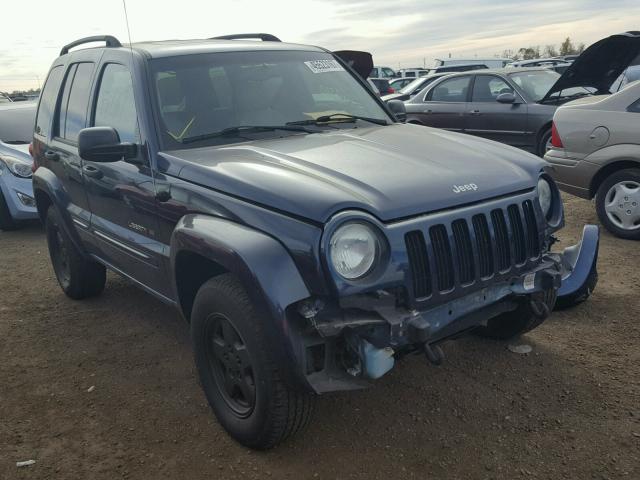 1J4GL58K33W659811 - 2003 JEEP LIBERTY LI BLUE photo 1