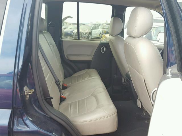 1J4GL58K33W659811 - 2003 JEEP LIBERTY LI BLUE photo 6